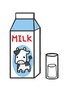 牛さん牛乳　ミルク
