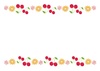 【EPS】サクランボと花のフレーム