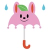 うさちゃんの傘
