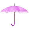 紫色の傘　女性用