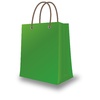 紙袋　ペーパーバッグ　緑色