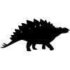 【シルエット】ステゴサウルス01