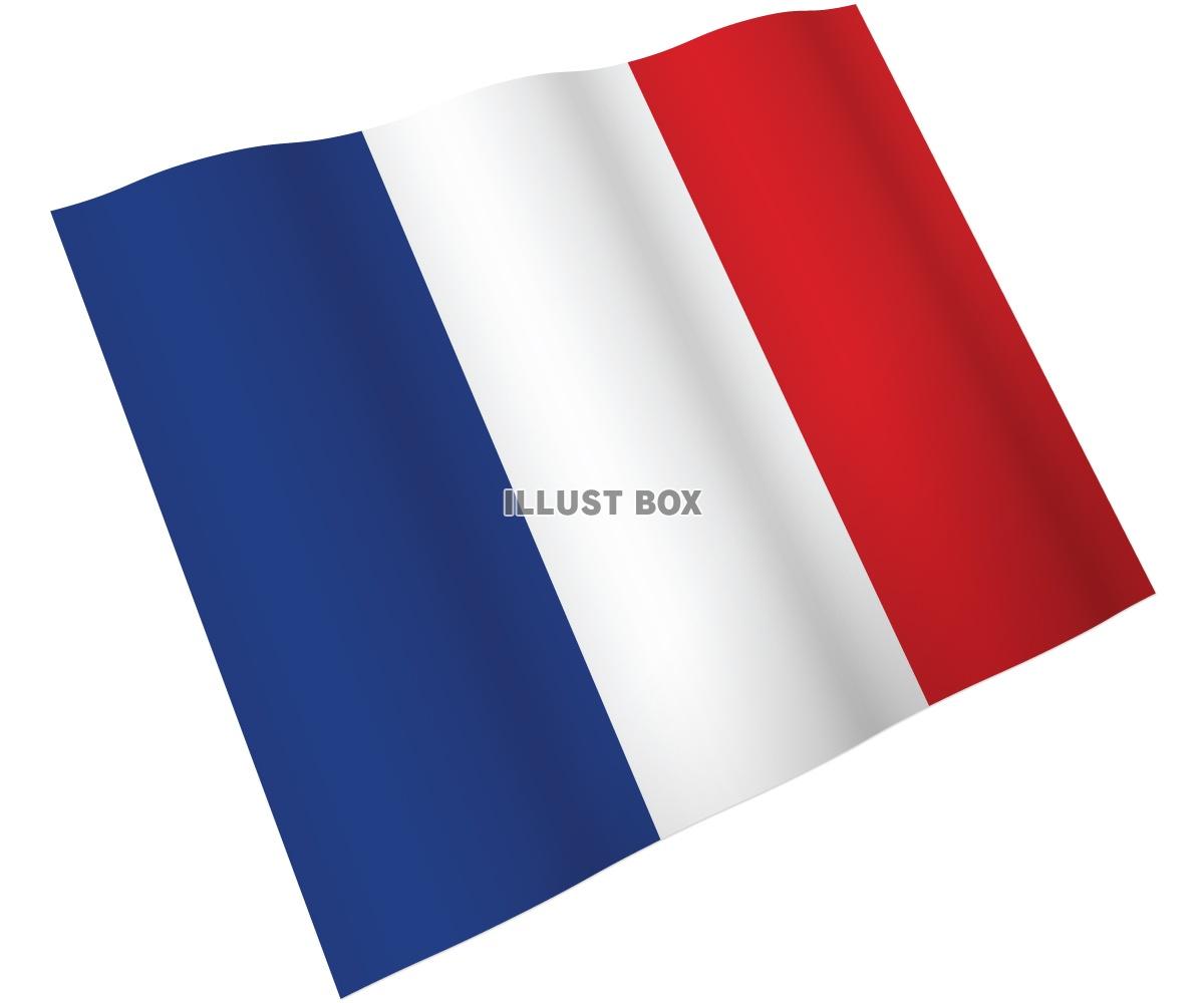 【国旗のはためきシリーズ】　フランス