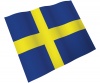 【国旗のはためきシリーズ】　スウェーデン