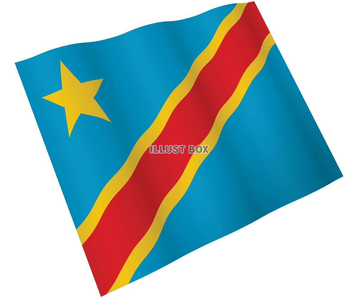 【国旗のはためきシリーズ】　コンゴ民主共和国
