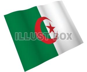 【国旗のはためきシリーズ】　アルジェリア
