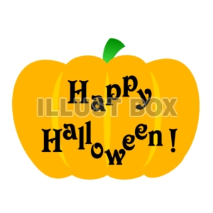 ハロウィン　ロゴかぼちゃ