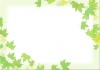 【フレーム　枠】　春の植物シリーズ　若葉03