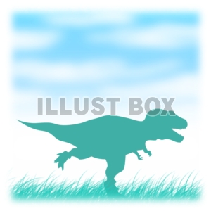 【ワンポイントイラスト】　恐竜シリーズ　ティラノサウルス