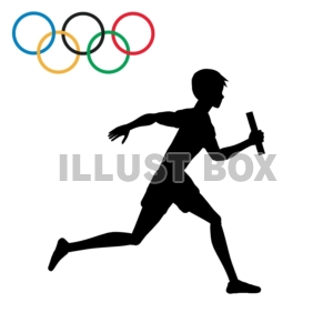 【商業利用不可】オリンピック　リレー　陸上競技