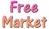 【フリーマーケット 文字素材】　FREE　MARKET　05