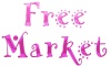 【フリーマーケット 文字素材】　FREE　MARKET　08