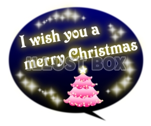 ふきだし（I wish you a merry Christ...