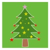 クリスマス　星のツリー