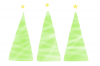 淡い色のクリスマスツリー