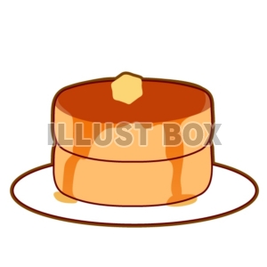 ホットケーキ（パンケーキ）のイラスト