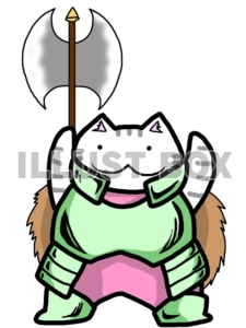 コスプレ猫　ゲームキャラ戦士