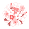 桜の花束　透過PNG