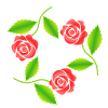 赤い薔薇 [透過PNG]