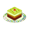 スイーツ：キウィのムースケーキ