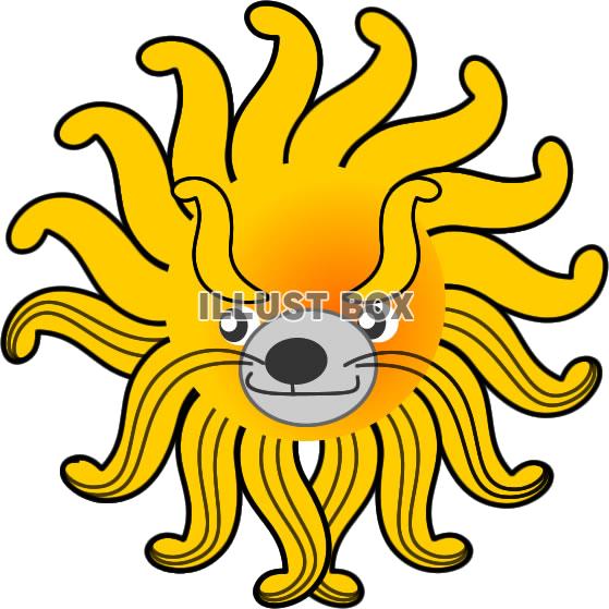 【透過PNG】太陽のイラスト