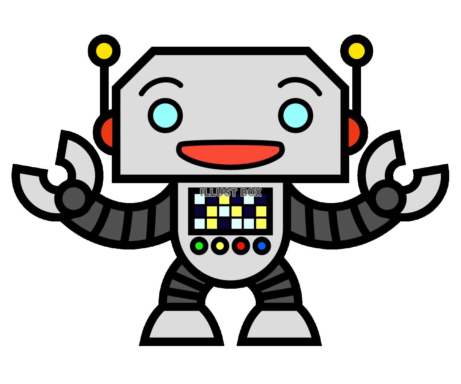 ロボット1　(透過PNG)