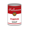 （透過ＰＮＧ）ハロウィンイラスト（スープ缶）