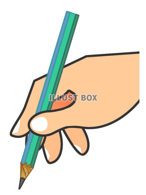【透過png】手の動き、手の仕事・ペンを持つ、書く、消す11