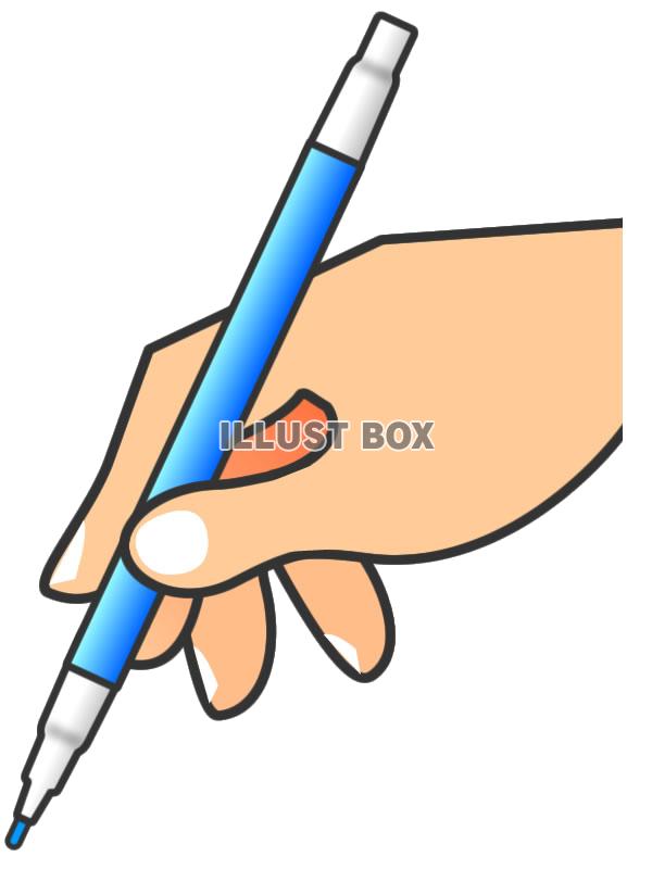 【透過png】手の動き、手の仕事・ペンを持つ、書く、消す2