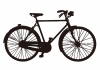 【シルエット】自転車ベクターデータ・EPS　レトロ自転車