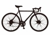 【シルエット】自転車ベクターデータ・EPS　ロードサイクル