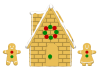 クリスマスのお菓子の家１