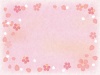 桜模様フレーム