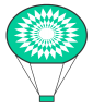 【透過png】緑の気球8
