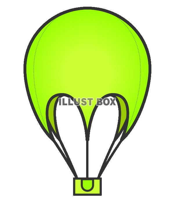 【透過png】緑の気球4