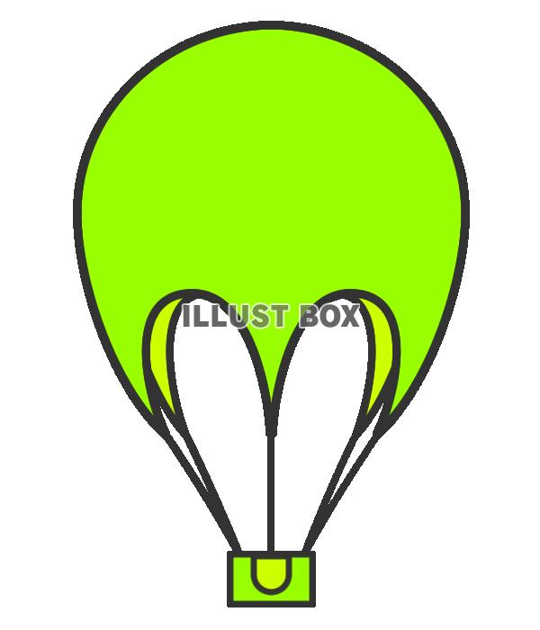 【透過png】緑の気球2