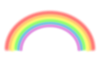 【透過png】虹のかわいいイラスト9