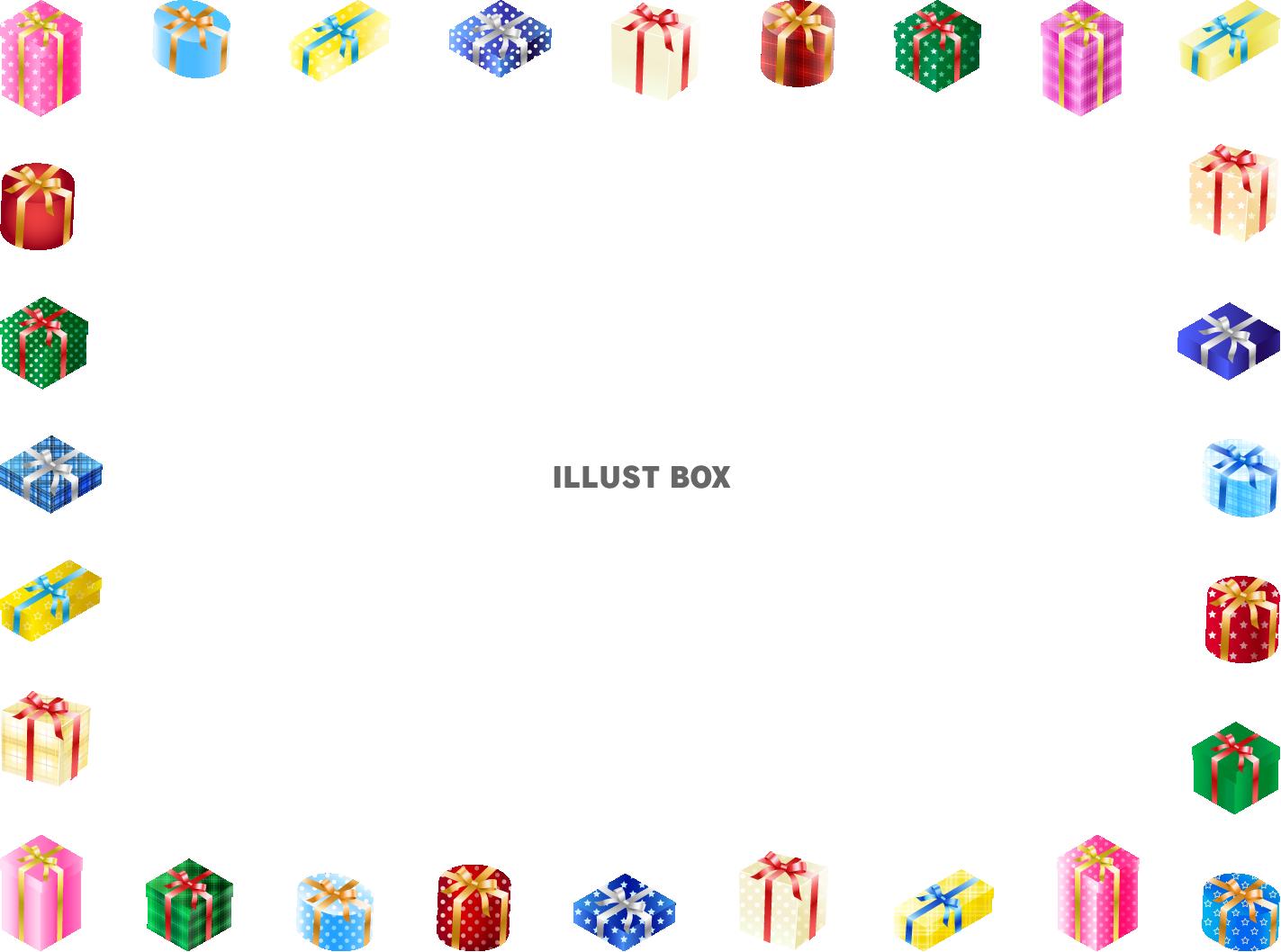 プレゼントボックスの背景（jpg・CS4eps）