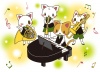 猫さんたちの音楽会（線強調版）