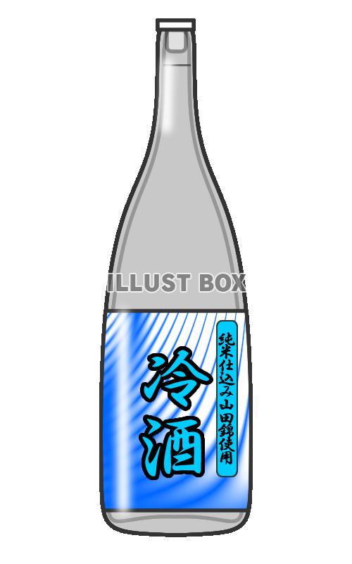 【透過png】日本酒一升瓶3
