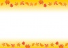 【フレーム】秋の紅葉フレーム02　黄色