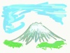 ラフな富士山