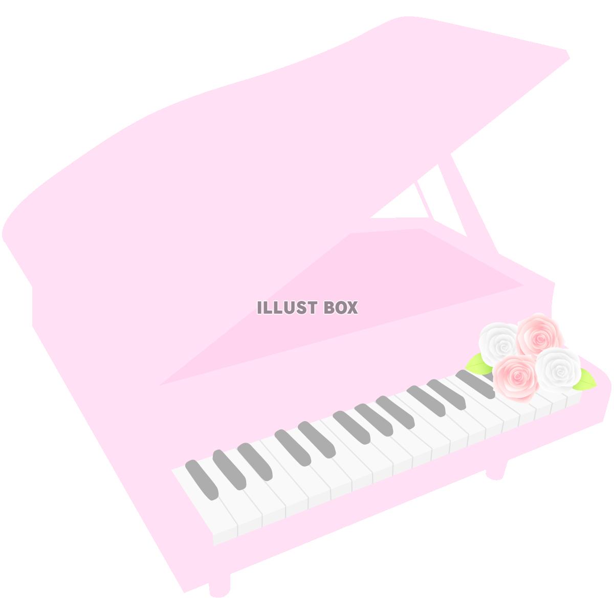 ピンクのピアノ6(png・CSeps）
