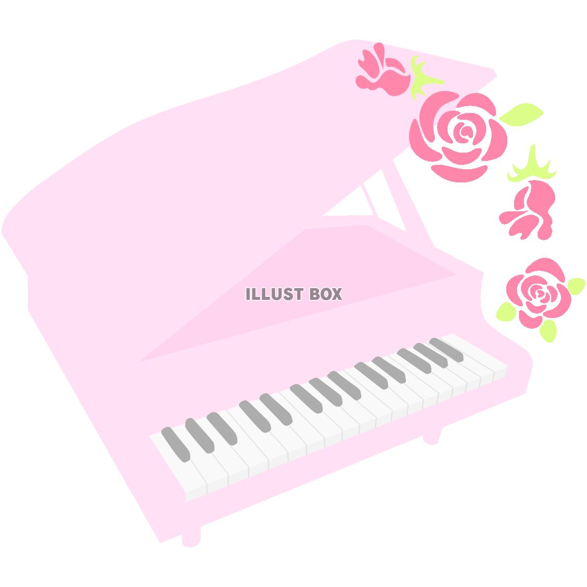 ピンクのピアノ8(png・CSeps）