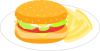 ハンバーガー(png・CSeps）