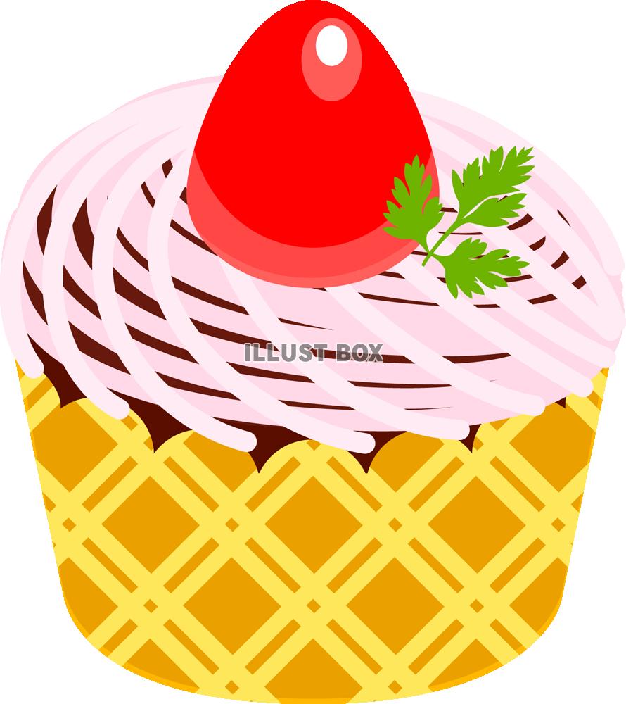 いちごカップケーキ(png・CSeps）
