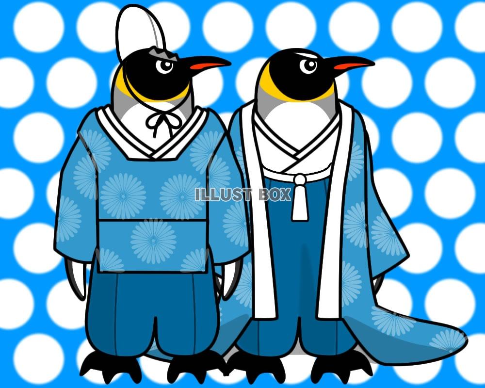 ペンギンのおひなさま・jpeg画像