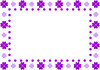 クローバーフレーム2(紫)