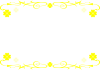 クローバーフレーム3(黄)