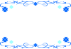 クローバーフレーム3(青)
